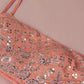 House of Panchhi Peach Organza Floral Printed Lehenga choli & Dupatta | Swadesiicart
