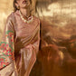 Peach Handwoven Tissue Fabric Festive & Party Style Saree - Emponline | Swadesiicart