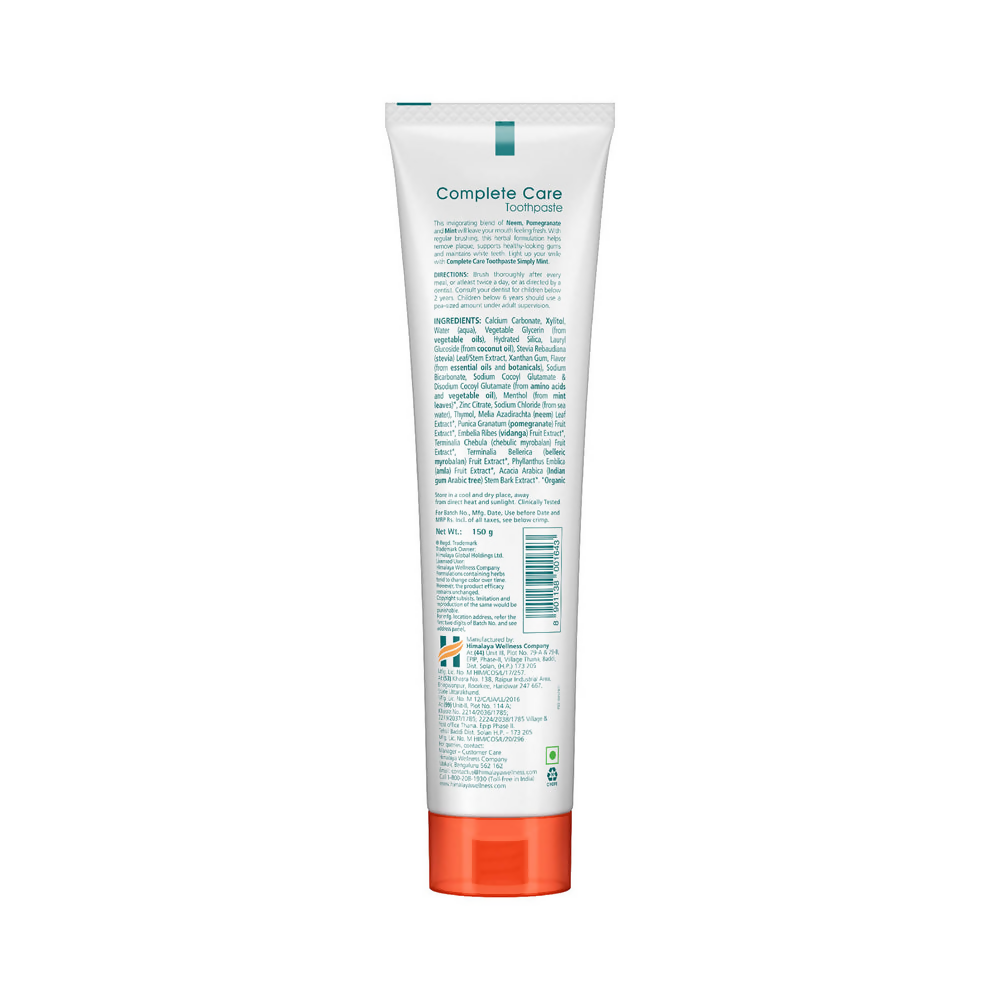 Himalaya Botanique Complete Care Toothpaste (Simply Mint) - Swadesiicart