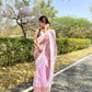 Vamsee Riddhi-Siddhi -1 Lavender Organza Saree - Swadesiicart