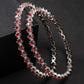 NVR Women's Set of 2 Pink CZ Stone-Studded Handcrafted Bangles - Swadesiicart