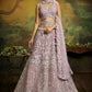 House of Panchhi Mauve Net Multi Sequins with heavy Zarkan embroidery Lehenga choli & Dupatta | Swadesiicart