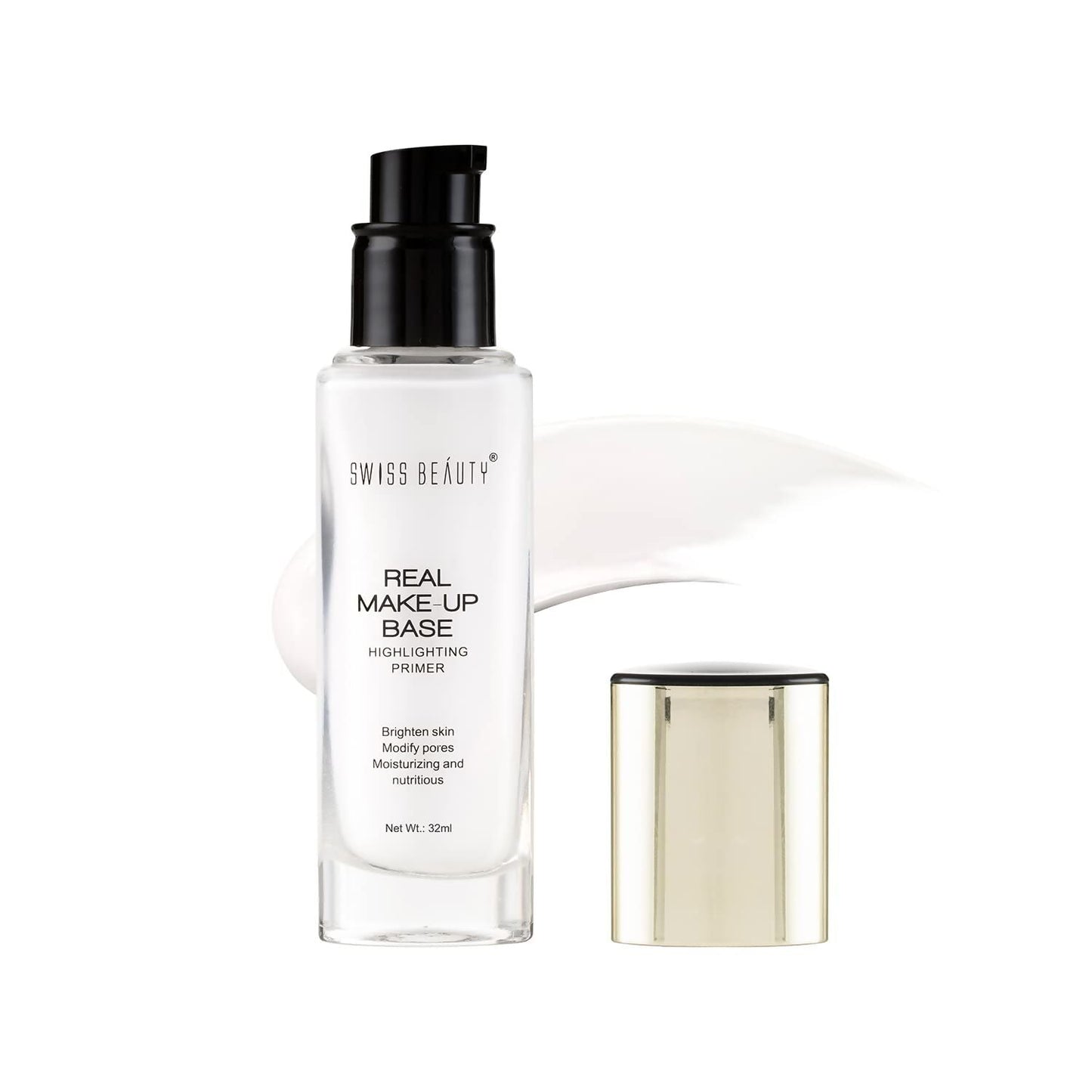 Swiss Beauty Real Makeup Base Highlighting Primer - Shade- Pink Tint | Swadesiicart