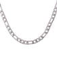 NVR Men Rhodium-Plated Stainless Steel Bohemian Chain | Swadesiicart