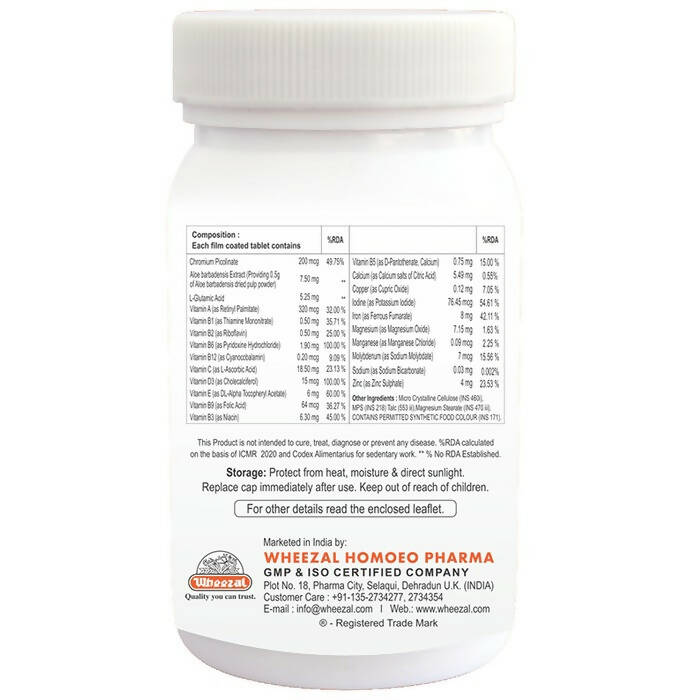 Wheezal Vitamin D+ Tablets - Swadesiicart
