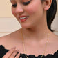 VOJ Women Gold-Polished Self Designed Pipe Chain | Swadesiicart