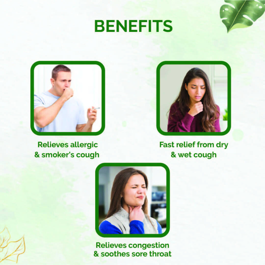 Dr. Vaidya's Tulsi Ginger Cough Syrup | Swadesiicart