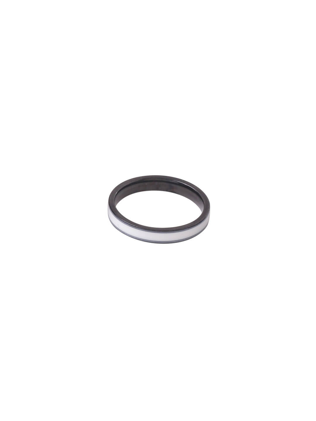 NVR Men's Silver Metal Ring - Swadesiicart