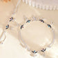 VOJ Set of 2 Designer Mutli Color Stone Studded Anklet - Swadesiicart
