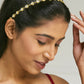 Nuyug 22K Gold-Plated Kundan & Pearl Studded Matha Patti Head Jewellery | Swadesiicart