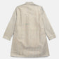 Ahalyaa Powder Blue Poly Silk Gold Print Kids Kurta Churidar Set For Boys | Swadesiicart