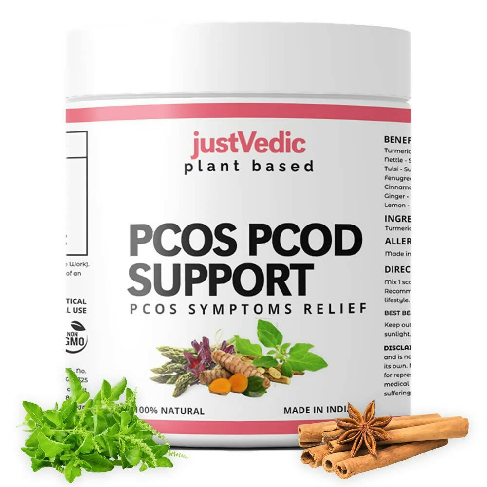 Just Vedic PCOS PCOD Support Drink Mix - Swadesiicart