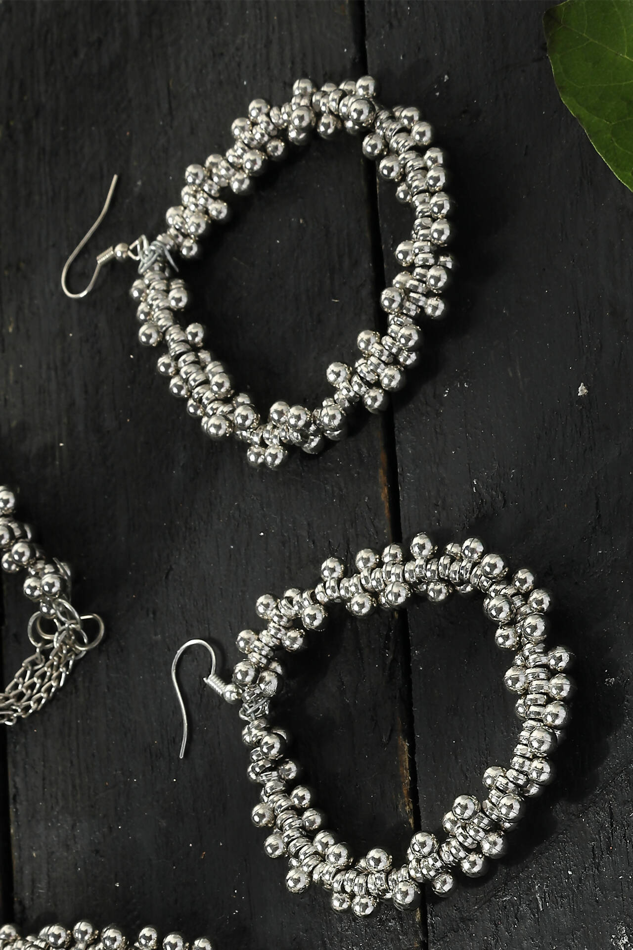 Mominos Fashion Johar Kamal Oxidised Silver-Plated Brass Finish Radha Kishan Long Necklace For Women | Swadesiicart