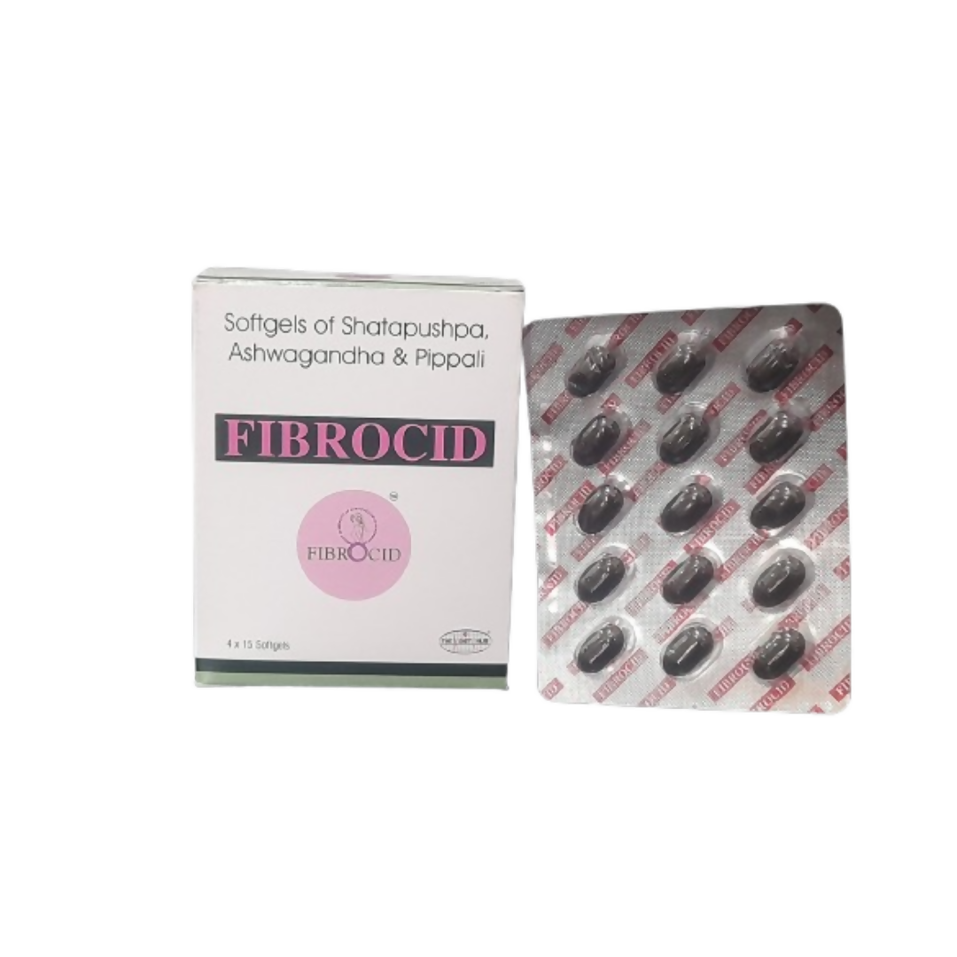 Shreshtha Herbals Fibrocid Soft Gel Capsules | Swadesiicart