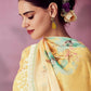 Yellow Muslin Cotton Printed Trendy Salwar Kurta Set - Emponline | Swadesiicart