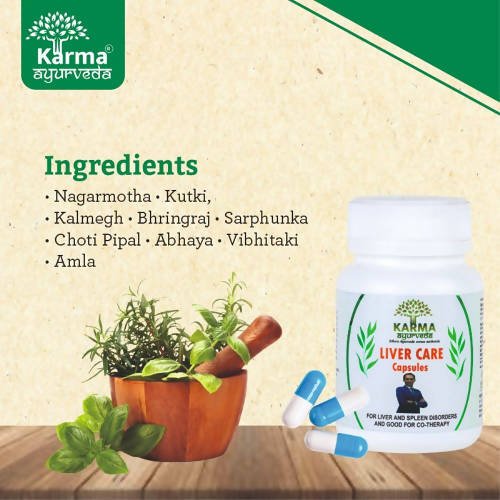 Ayukarma Ayurveda Liver Care Capsules | Swadesiicart