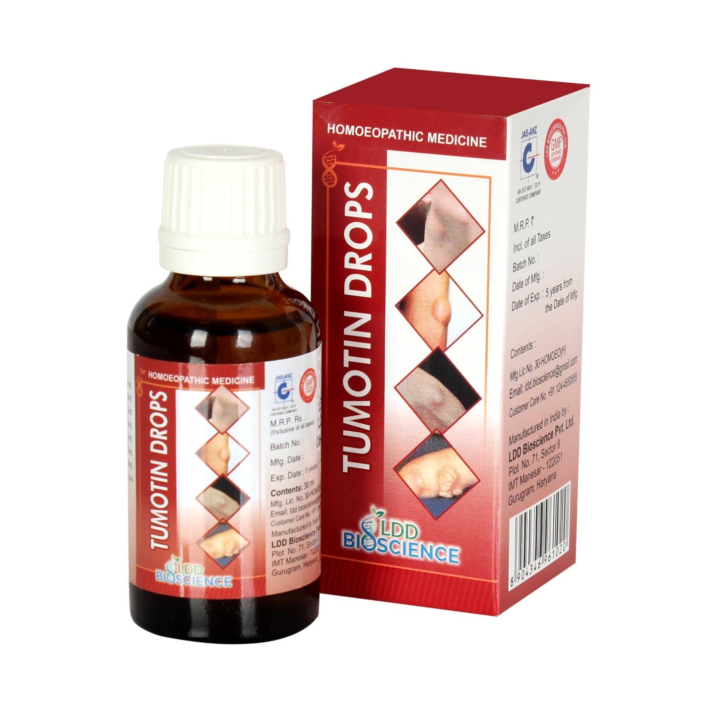 LDD Bioscience Homeopathy Tumotin Drops | Swadesiicart