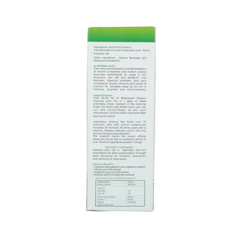 Baidyanath Jhansi Aloevera Juice - Swadesiicart