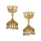 Joban Fashion Women Matte Gold Brass Jhumka | Swadesiicart