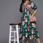 Ahalyaa Women's Traditional wear Ethnic Dress - Green | Swadesiicart