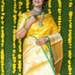 Jyoti Fashion Women's Yellow Soft Handloom Silk Zari Woven Saree with Blouse | Swadesiicart