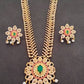 Multicolor AD Bridal Necklace Set