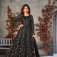 Anaita Black Embroidered Net Stitched Anarkali suit