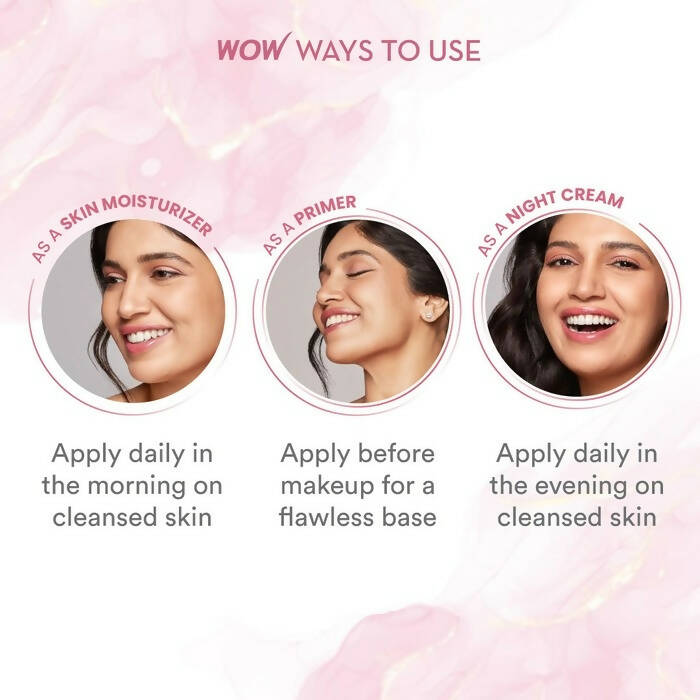Wow Skin Science Super Light Rose Aloe Gel Moisturizer - Swadesiicart