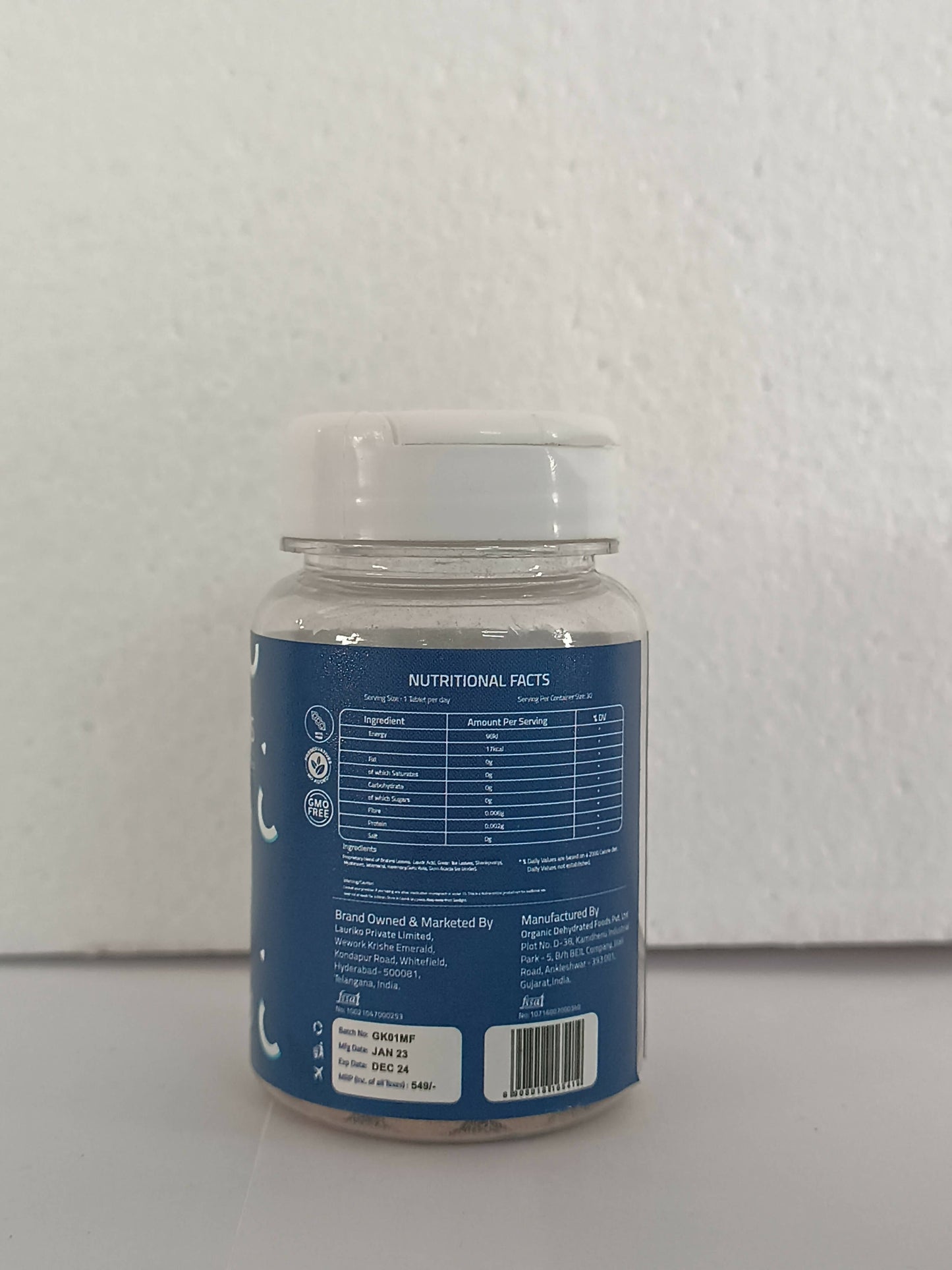 Laurik Good Mind Focus Tablets | Non-Habit Forming Brain Support Supplements For Mind Wellness And Alertness | Swadesiicart