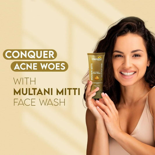Clensta Multani Mitti Face Wash - Swadesiicart