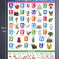 Jumbo English, Hindi and Marathi Alphabet and Number Charts for Kids