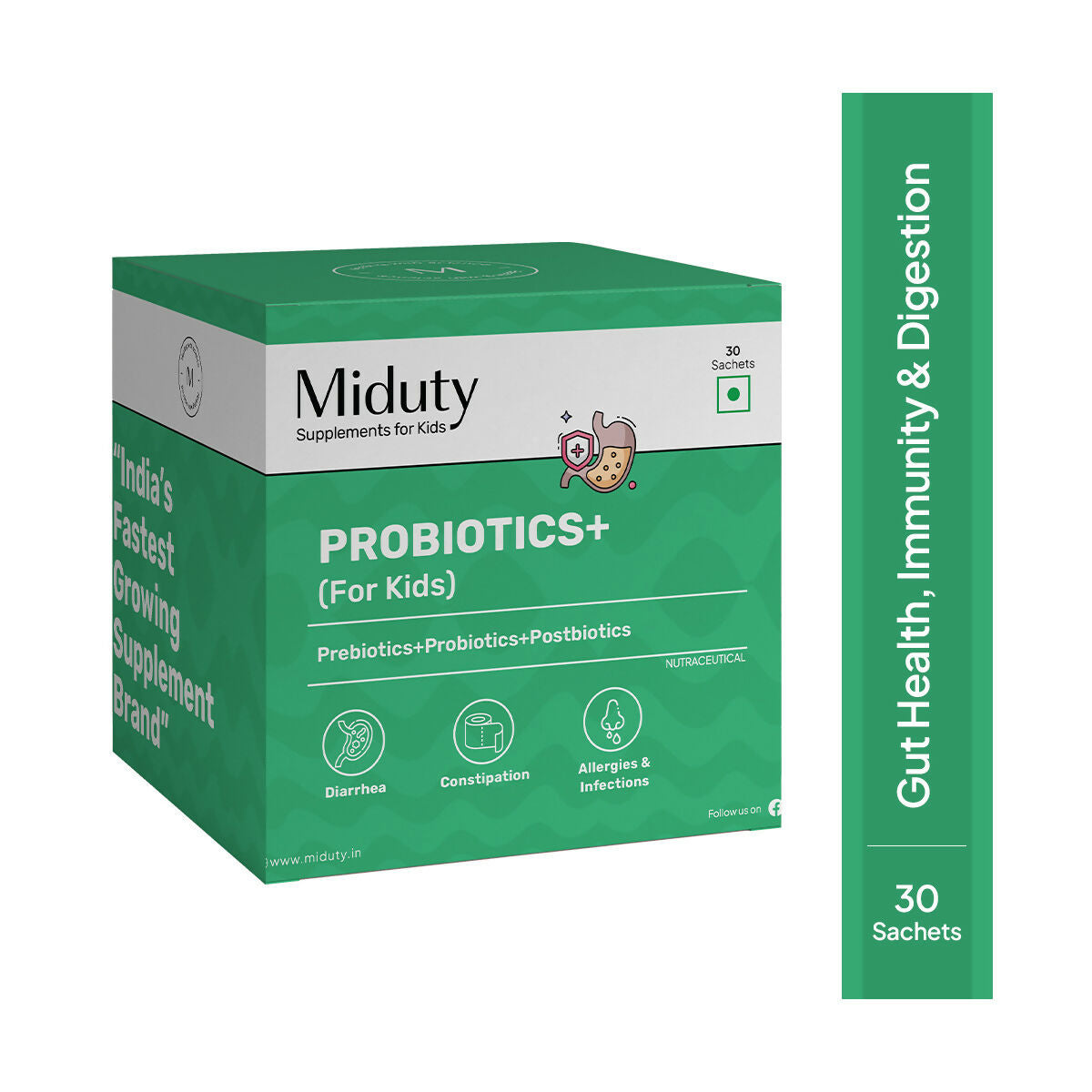 Miduty by Palak Notes Probiotics+ Kids - Swadesiicart