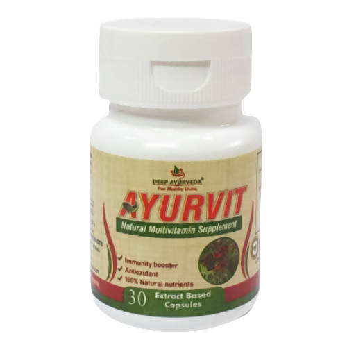 Deep Ayurveda Ayurvit 500mg Veg Capsules - DEEP AYURVEDA