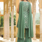 Janasya Sage Green Georgette Embroidered Kurta,Bottom & Dupatta | Swadesiicart