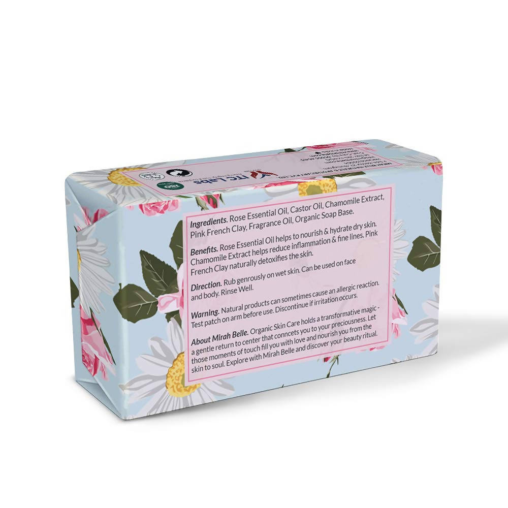 Mirah Belle Rose Chamomile Softening Soap - Swadesiicart
