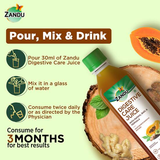 Zandu Digestive Care Juice - Swadesiicart