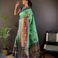 Joban Fashion Royal Blue Small Butti Banarasi Silk Sarees | Swadesiicart