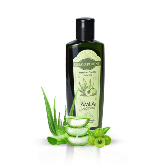Kesavardhini Aloe Vera Amla Oil - Kesavardhini