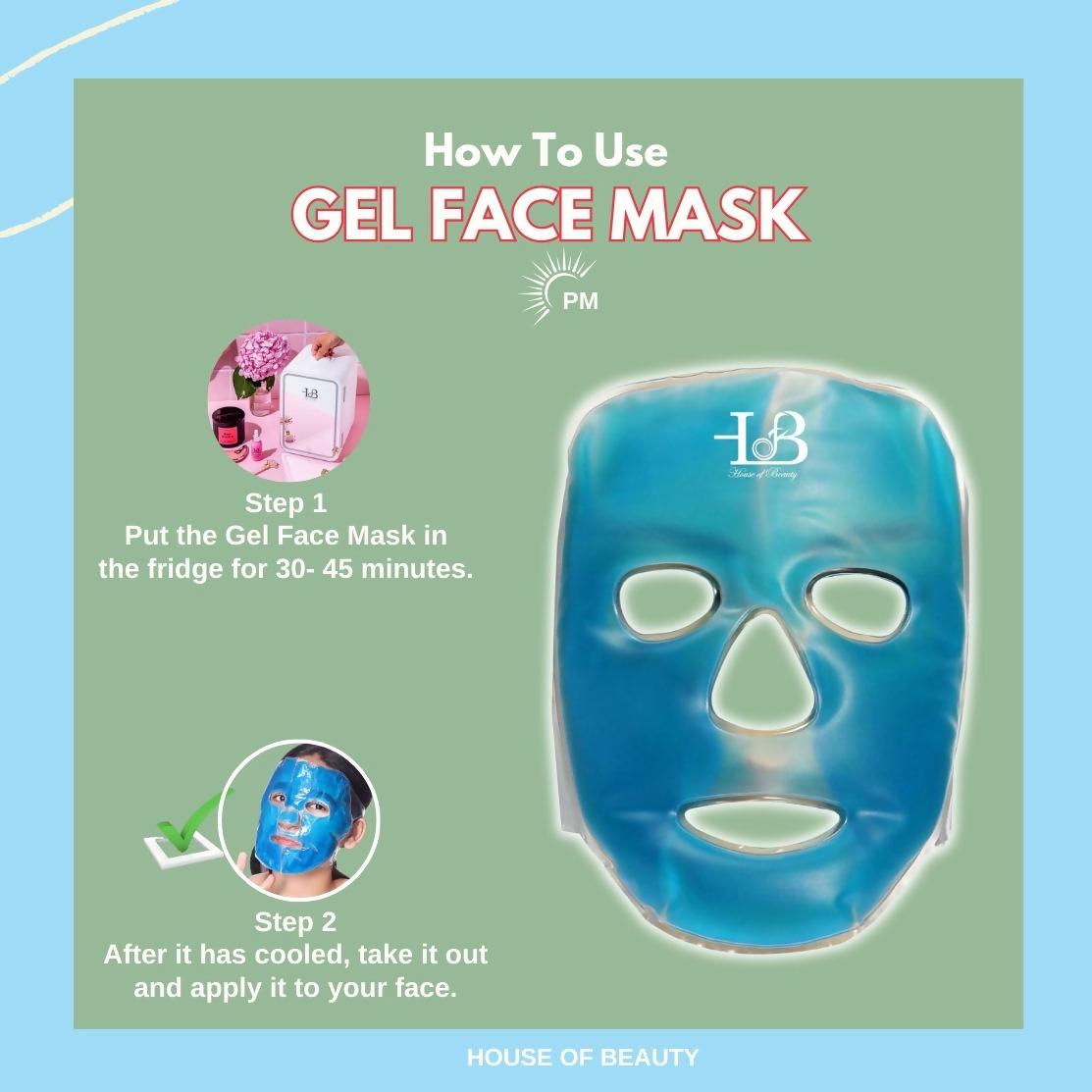House of Beauty Gel Face Mask - Swadesiicart