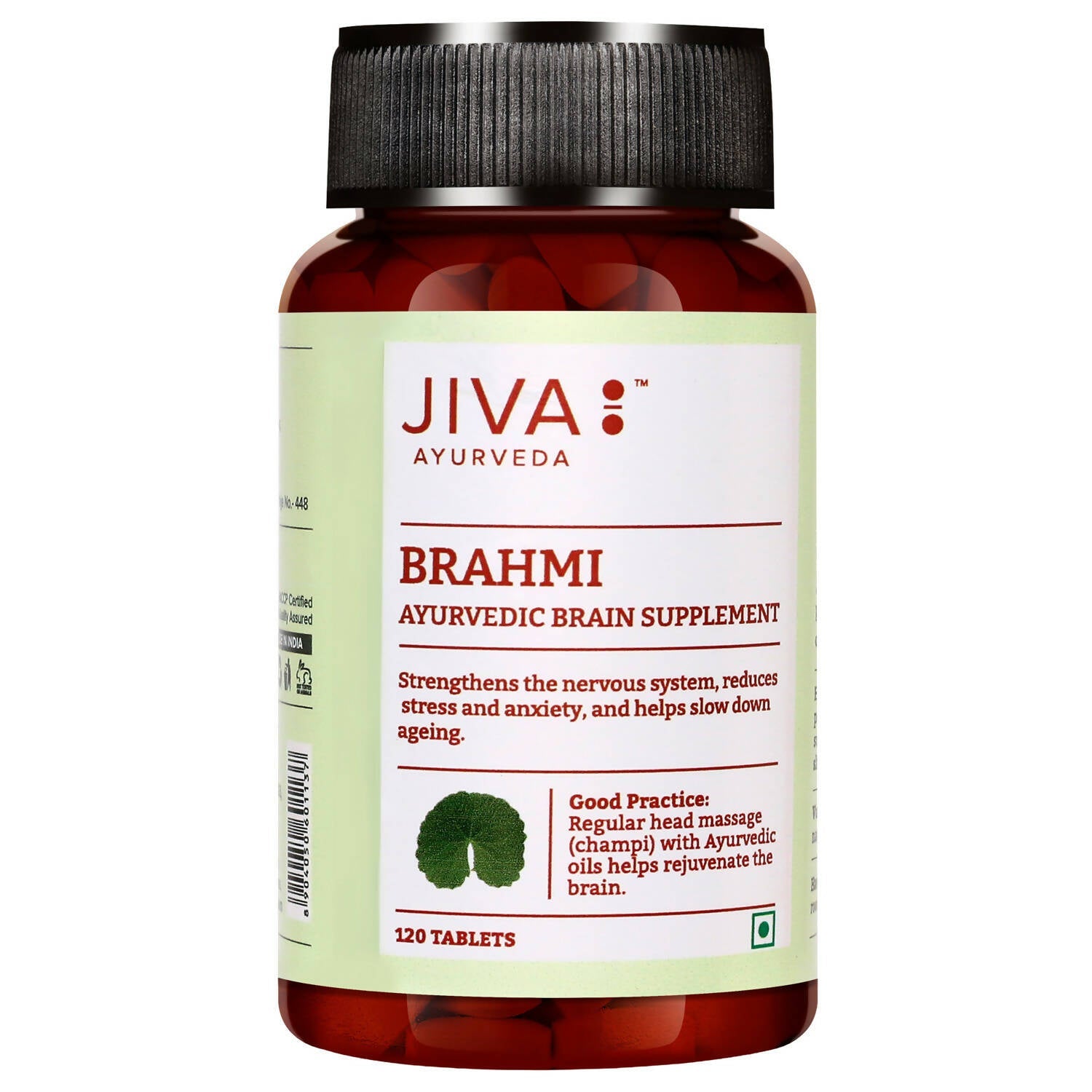 Jiva Ayurveda Brahmi Tablets - Swadesiicart