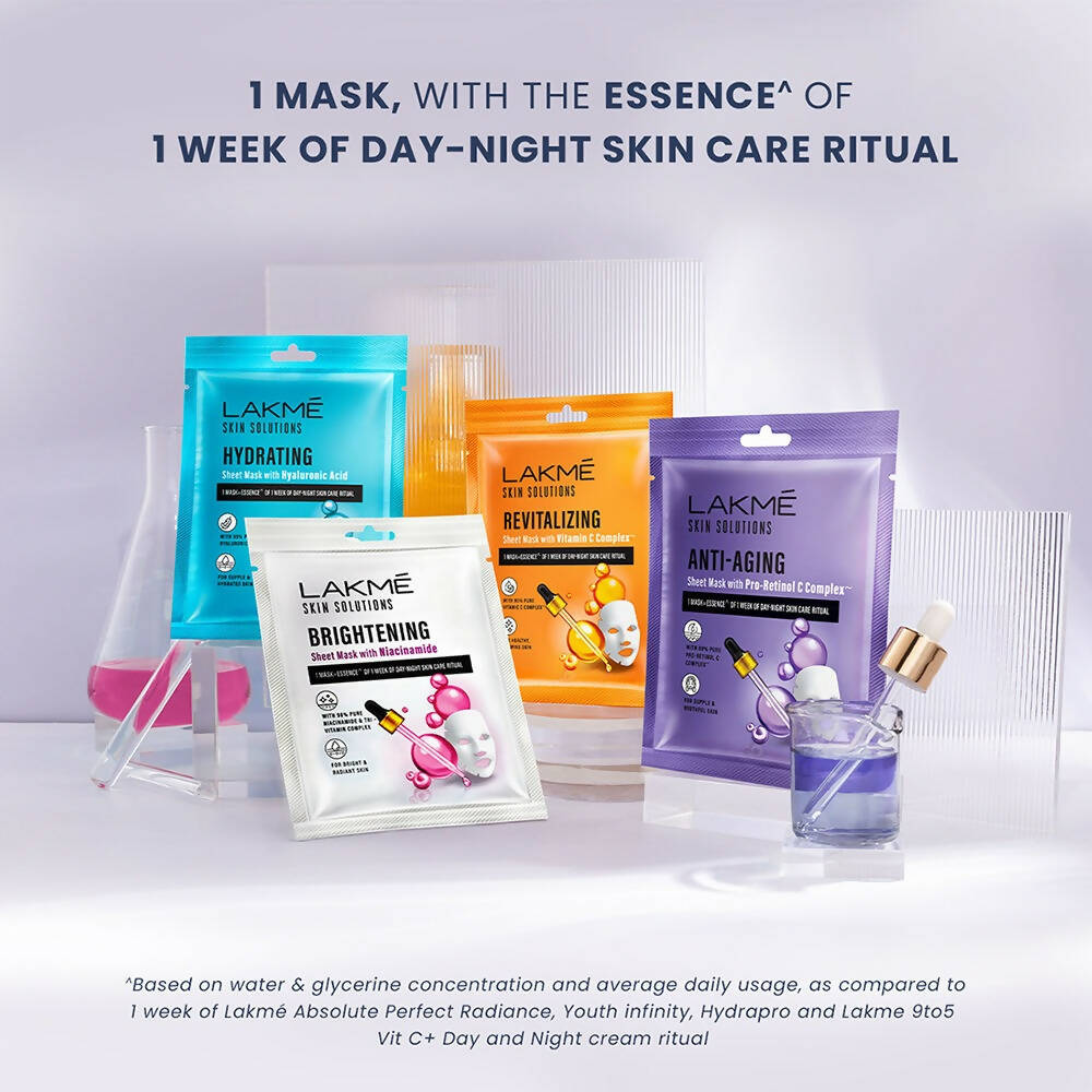 Lakme Skin Solutions Brightening Sheet Mask - Swadesiicart