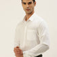 Ramraj Cotton Mens Full Sleeve White Shirt Plus Size - Breeze Cotton | Swadesiicart