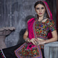 AI Fashion Black Art Silk Designer Navratri Lehenga Choli Collection