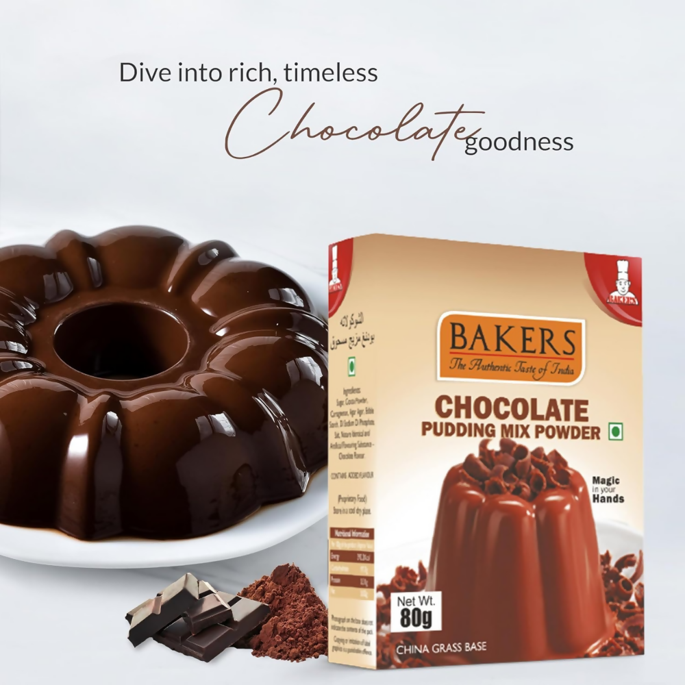 BAKERS Instant Pudding Mix - Chocolate Flavor