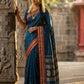 Shree Shyam Fashion Teal Soft Silk Saree