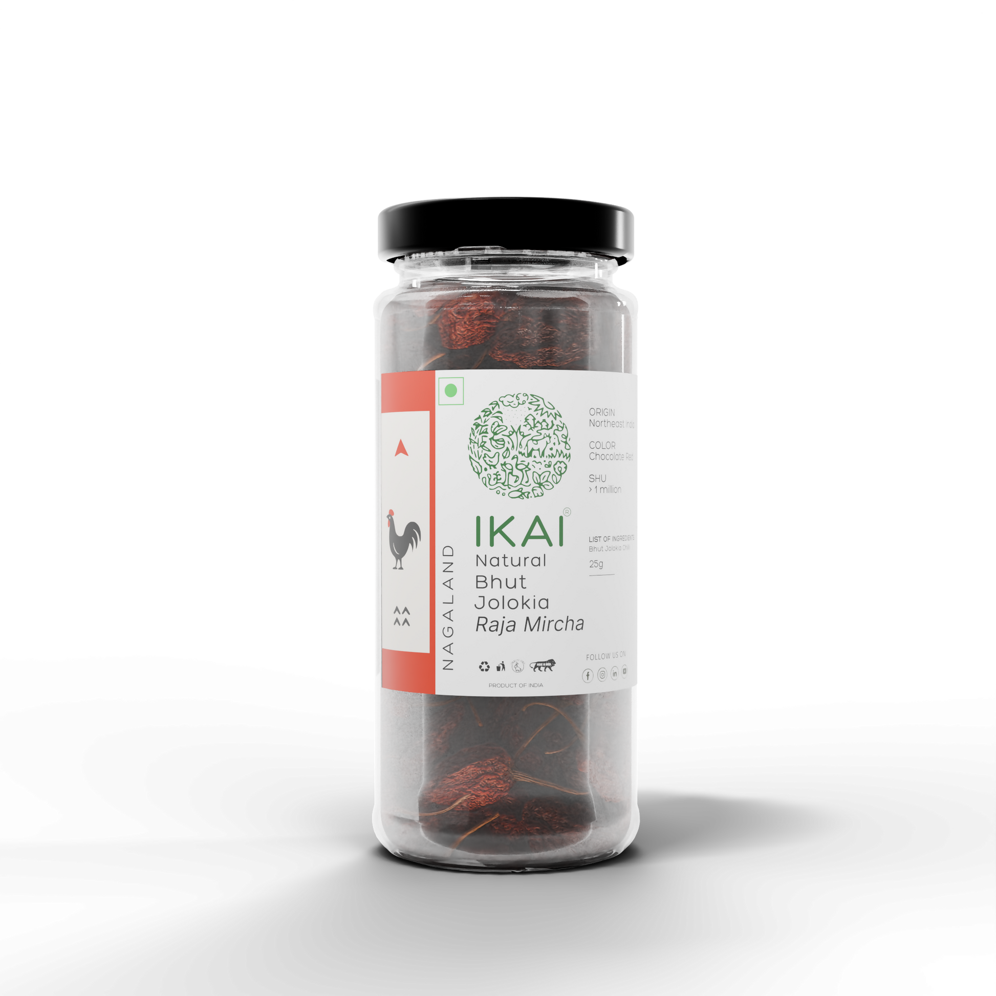 2 -Natural Bhut Jholokia - 25g