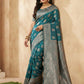 Shree Shyam Fashion Sea Green Silk Blend Saree