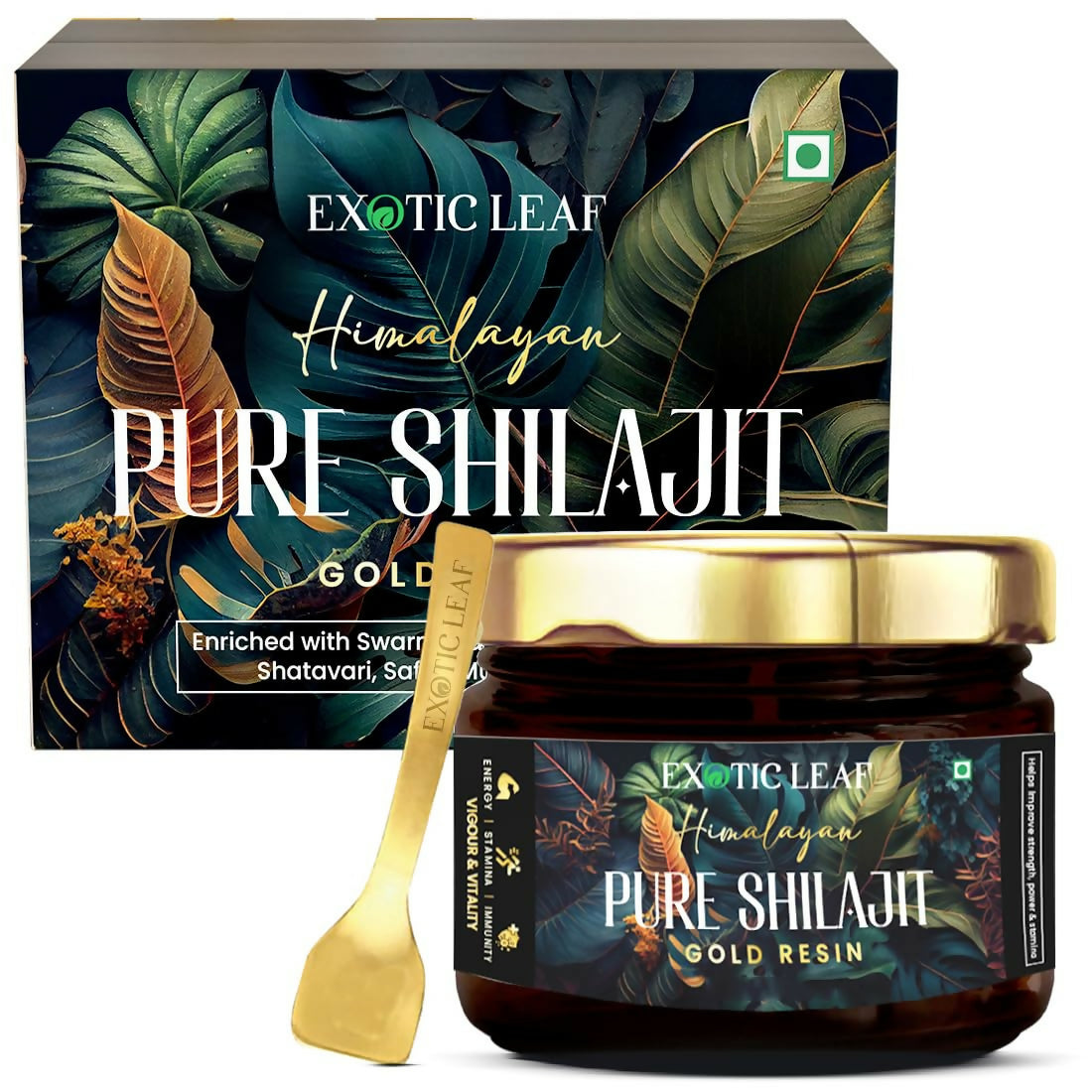 Exotic Leaf Gold SJ Resin - Swadesiicart