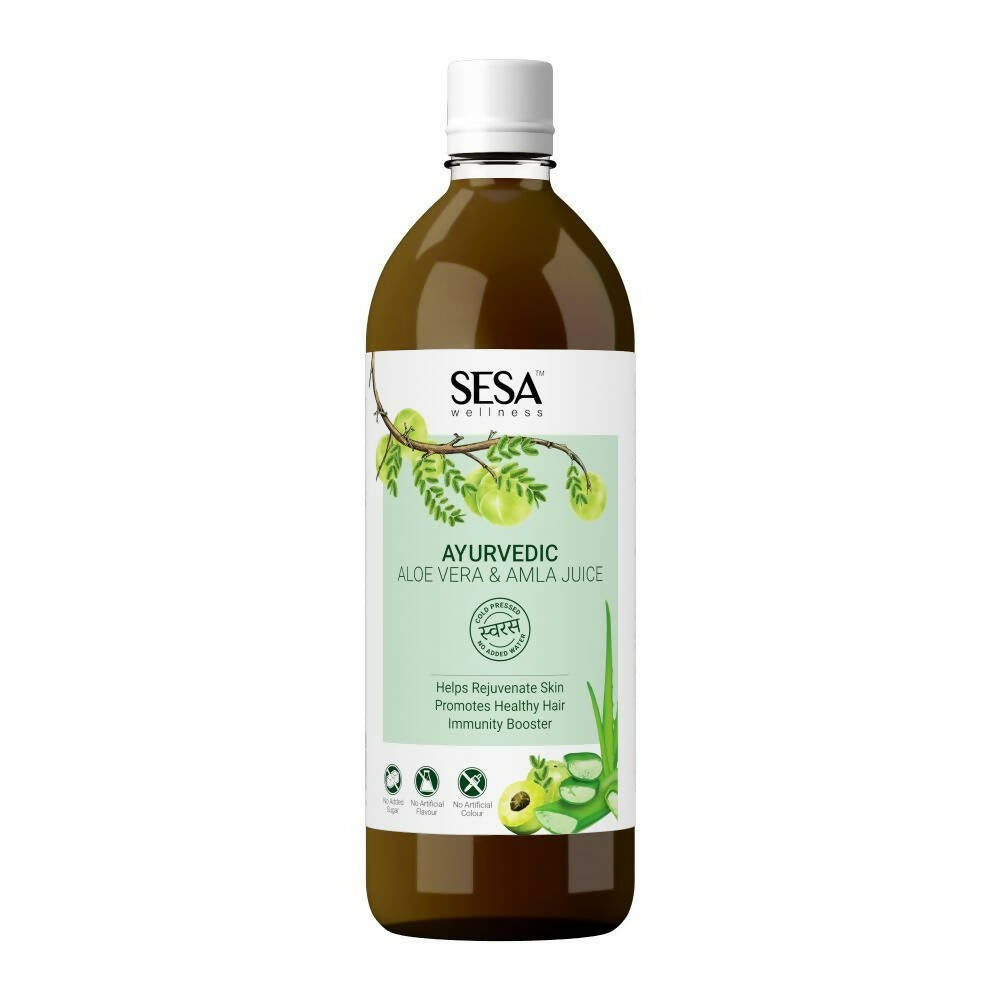 Sesa Wellness Ayurvedic Aloe Vera & Amla Juice | Swadesiicart