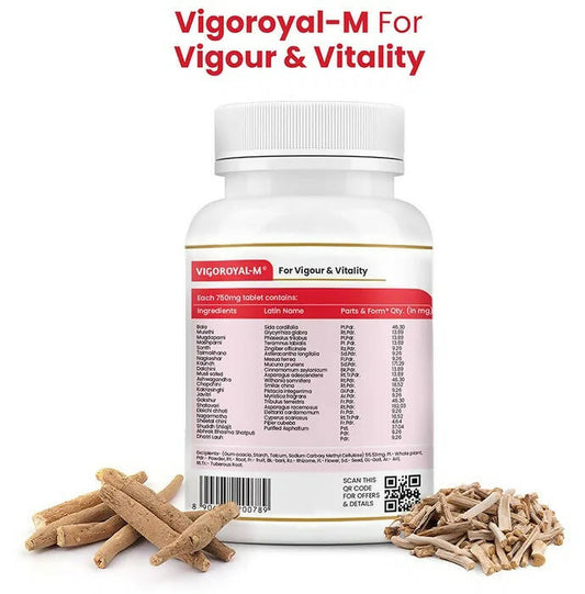 Maharishi Ayurveda Vigoroyal-M Tablets - Swadesiicart
